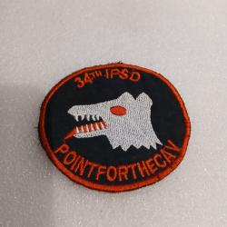 Patch arm&eacute;e us 34th INFANTRY PLATOON SCOUT DOG ORIGINAL 2