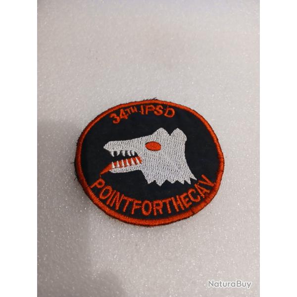 Patch arm�e us 34th INFANTRY PLATOON SCOUT DOG ORIGINAL 2