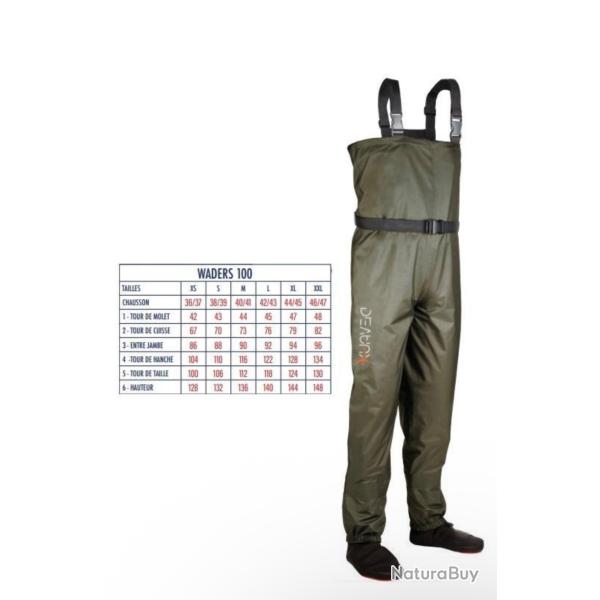 Waders DEVAUX DVX 100 - Neufs - Taille M