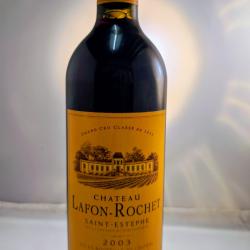 Lot de deux bouteilles de Bordeaux d'exception