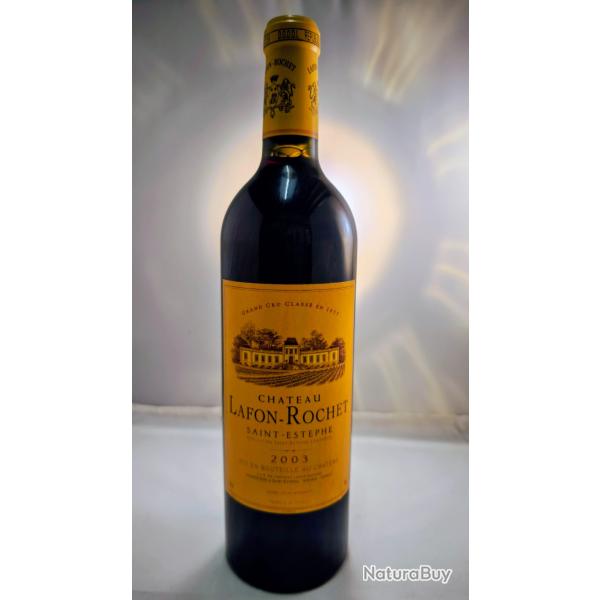 Lot de deux bouteilles de Bordeaux d'exception