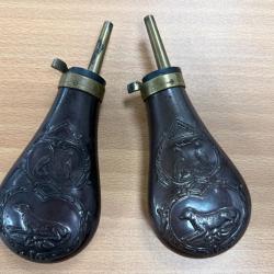 LOT DE 2 POIRE A POUDRE OCCASION
