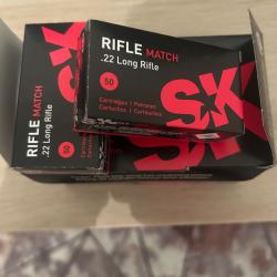 Cartouches SK Rifle Match cal. 22 LR &times;350