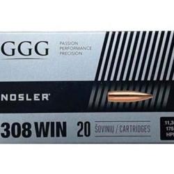 Munitions 308 Win GGG Nosler HPBT