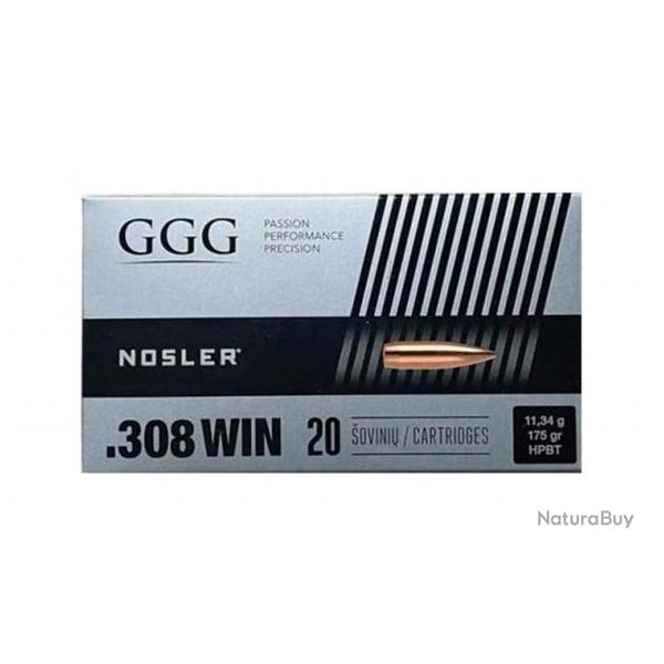 Munitions 308 Win GGG Nosler HPBT