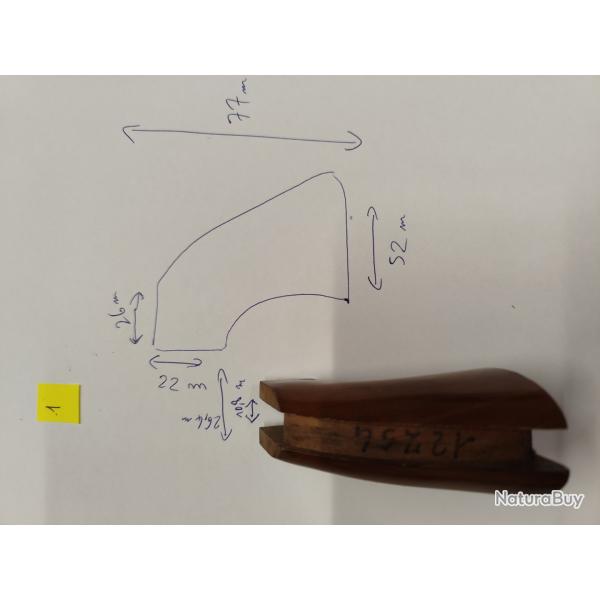 Poign�e ancienne type colt n�1