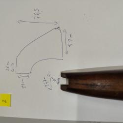 Poign&eacute;e ancienne type colt n&deg;2