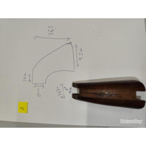 Poign�e ancienne type colt n�2