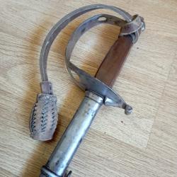 Sabre d'officier de cavalerie Italienne 1900 avec sa dragonne