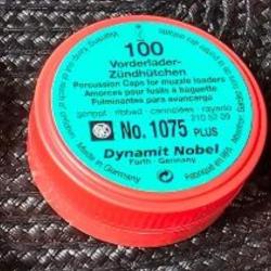 50 amorces RWS 1075 plus pour tout r&eacute;volver et Colt Poudre noire.