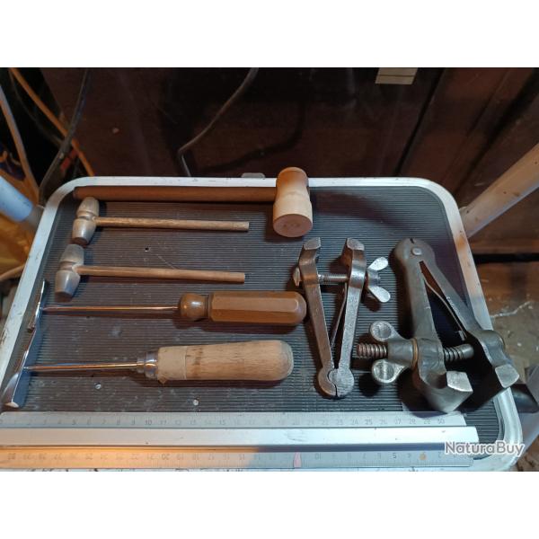 Lot outils horloger Bijoutier armurier