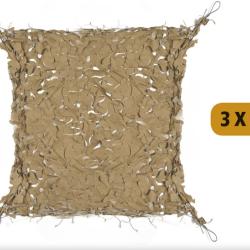 Filet de camouflage 6X3 renforc&eacute; cable acier neuf