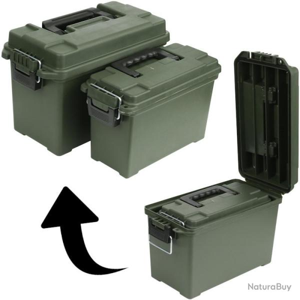 Boite de rangement de survie Fosco COMBO 4 et 9 litres (lot de 2)