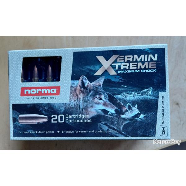 Cartouches 243 Win NORMA Vermin Extrem 76 grains