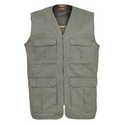 Prix de d&eacute;part &agrave; 1� !! Gilet Cargo Idaho Beige Taille L