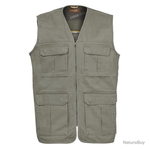Prix de d�part � 1� !! Gilet Cargo Idaho Beige Taille L