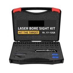 Collimateur de r&eacute;glage Rouge Professionnel en mallette calibre 0.17 jusqu'&agrave; calibre 12 GA