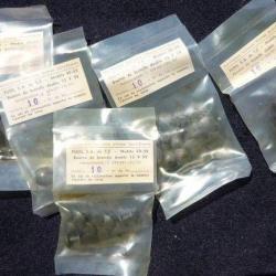FRANCE : LOT 10 BOUTONS BRETELLES FUSILS LEBEL / MAS 36 / MAS 49...... neufs de stock