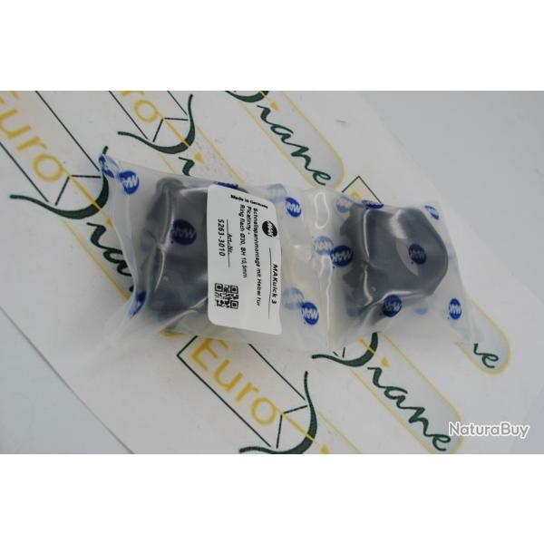 Montage amovible pour rail Picatinny, paire de colliers de 30 hauteur=10,5mm, ailette r�tractable