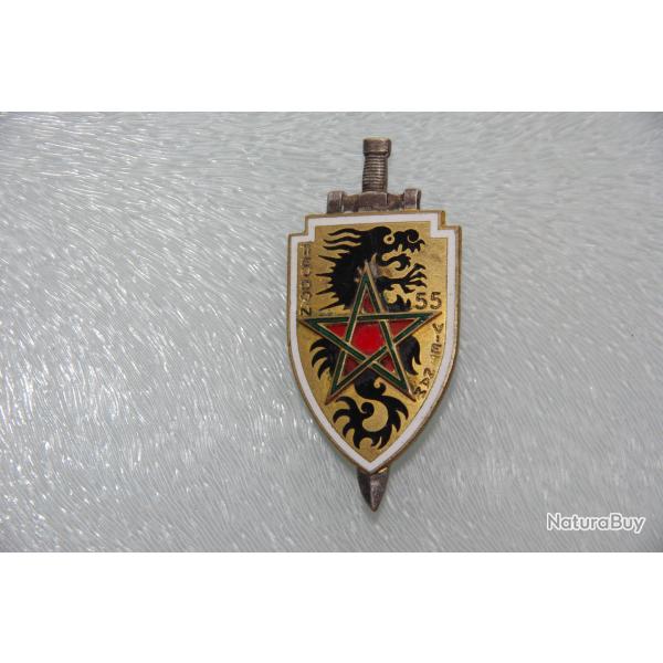 INSIGNE DU 55 � T.D.V.N  ---------------D.O.M ----------------