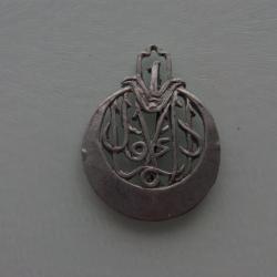 INSIGNE DU  1 &deg; REGIMENT TIRAILLEURS ALGERIENS  ---FABRICATION LOCALE A.F.N