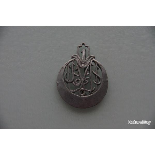 INSIGNE DU  1 � REGIMENT TIRAILLEURS ALGERIENS  ---FABRICATION LOCALE A.F.N