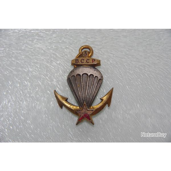 INSIGNE DU  3� BATAILLON COMMANDO COLONIAUX PARACHUTISTE  ----------S.M.F ---- ORIGINAL