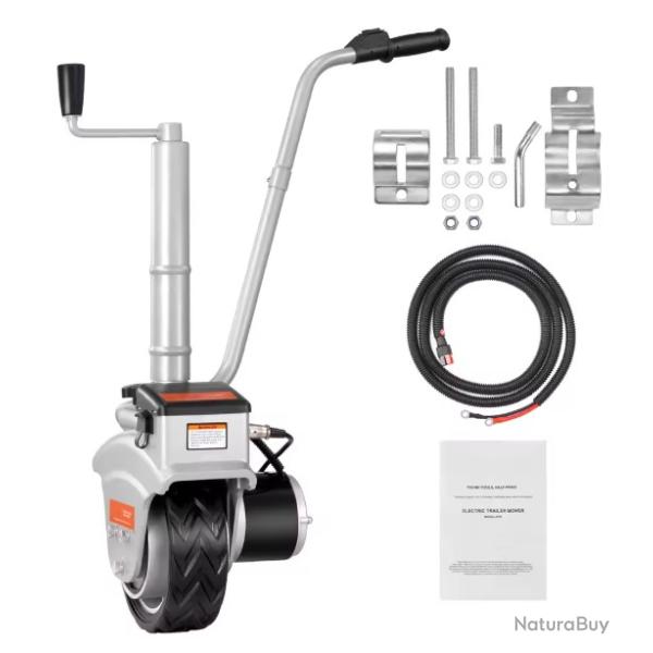 Remorque �lectrique 5500lbs Dolly 12V remorque Jockey roue avec vitesse de 22 pieds/min