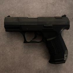 PISTOLET WALTHER CP99 NOIR CO2 4.5mm + Mallette + Pointeur laser + R&eacute;ducteur de son (+adaptateur)