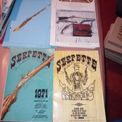 4 catalogues 1971/75 SERPETTE