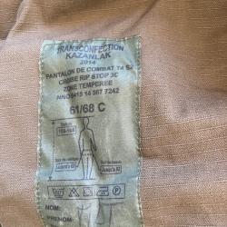 Un Lot de 4 pantalons de combat T4 petite taille 61/68C