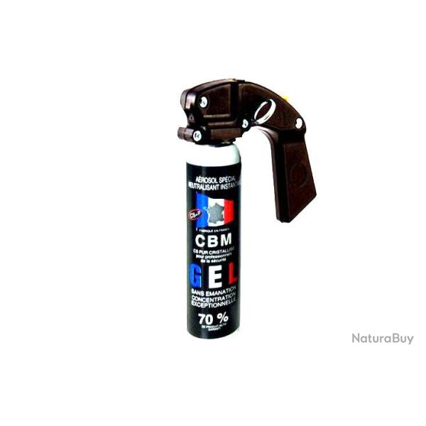 A�rosol de d�fense Gel CS 100ml CS - Poign�e police