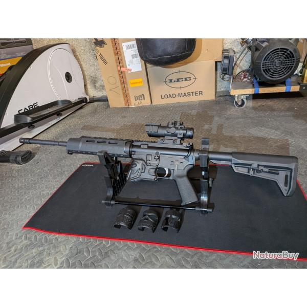 AR15 ANDERSON MANUFACTURING AM15 MAGPUL MOE Punisher edition avec optique "ACOG"