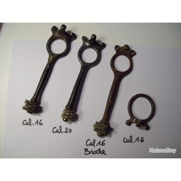 lot tire cartouche diff�rents cal.16 cal.20 et cal.16 broche