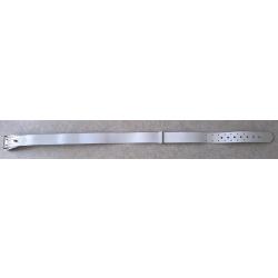 Ceinturon cuir blanc c&eacute;r&eacute;monies, d&eacute;fil&eacute;s Arm&eacute;e de l'air