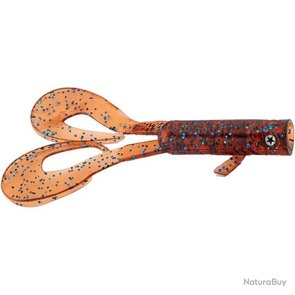 Leurre souple LMAB Drunk dancer mini 5cm Motoroil blue