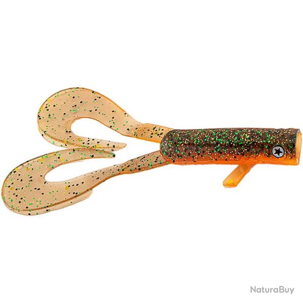 Leurre souple LMAB Drunk dancer mini 6cm Green tomato