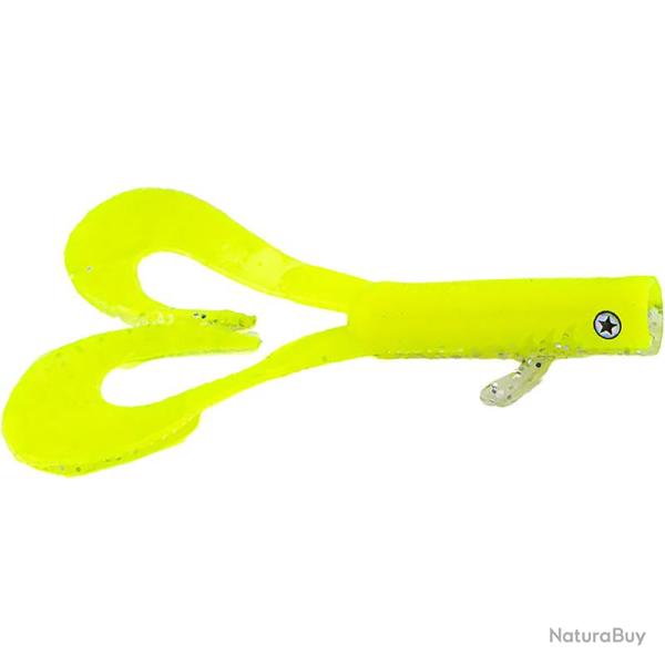 Leurre souple LMAB Drunk dancer mini 6cm Lemon ghost