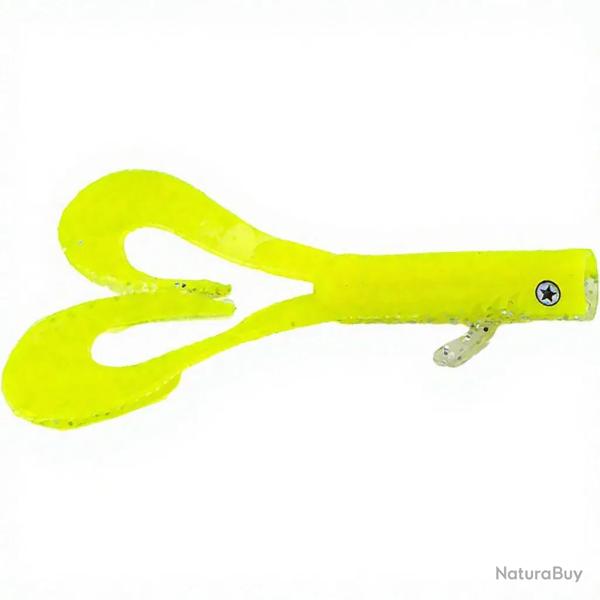 Leurre souple LMAB Drunk dancer mini 6cm Lemon ghost