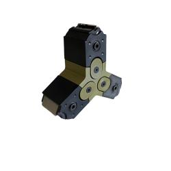 COUPLEUR TRIPLE POUR CHARGEUR BX-10 RUGER (RPR-10/22-American Rimfire) VERT ARMEE