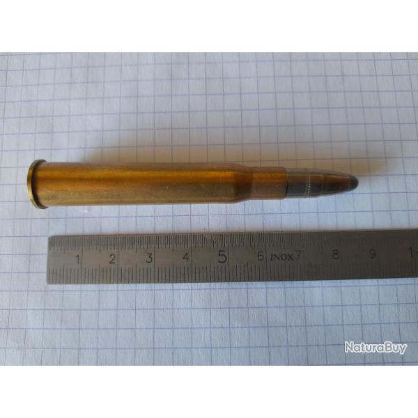 une cartouche de 8x65rs ogive demi blind�e de marque DWM, pour collection