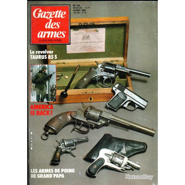 gazette des armes 140 , armes de r�compense russes 1881-1917, taurus 85 s, poignards ardennlame
