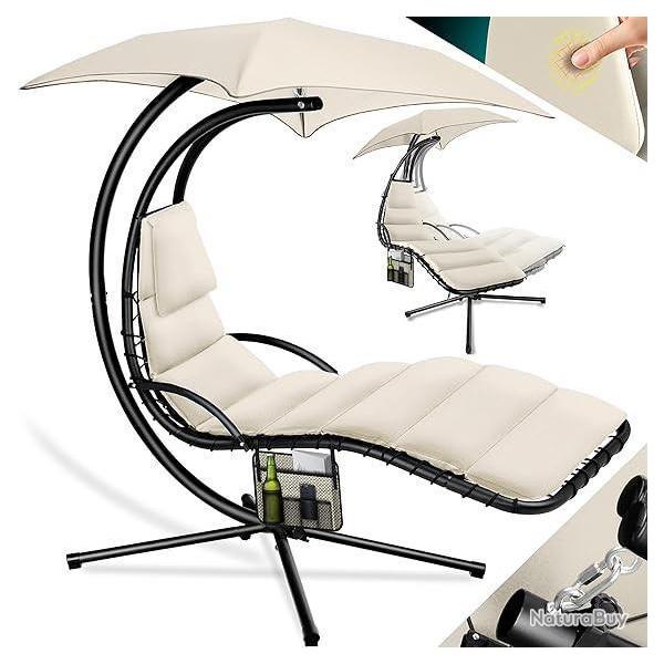 Chaise Longue Flottante avec Parasol : D�tente et Confort | Chaise Longue LIVRAISON GRATUITE