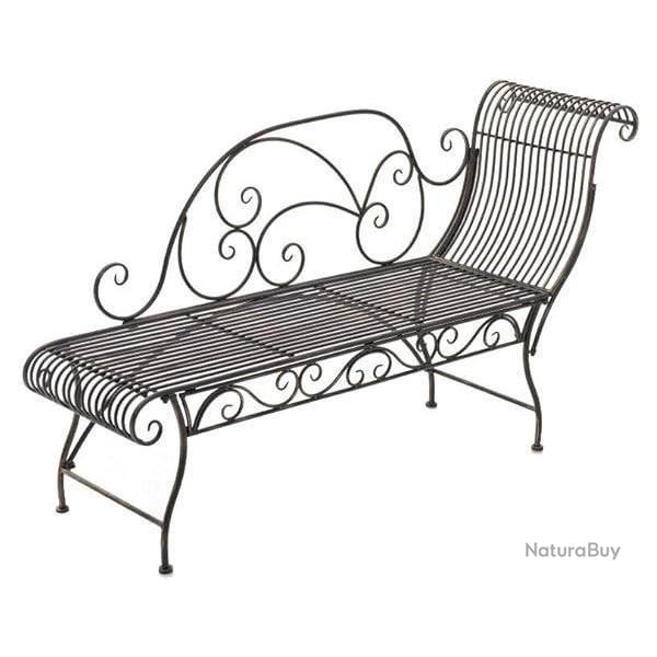 Banc de Jardin en Fer Forg� - Banc avec R�cami�re - Banquette de Jardin LIVRAISON OFFERTE