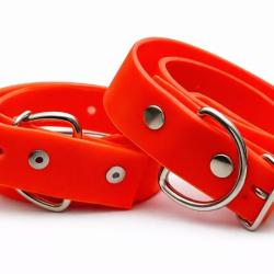 Lot De 2 Colliers Pour Chien Orange (col13-1) - 1� sans r&eacute;serve de prix