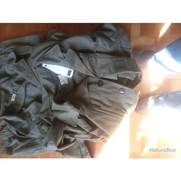 2 vestes de treillis fran�aises