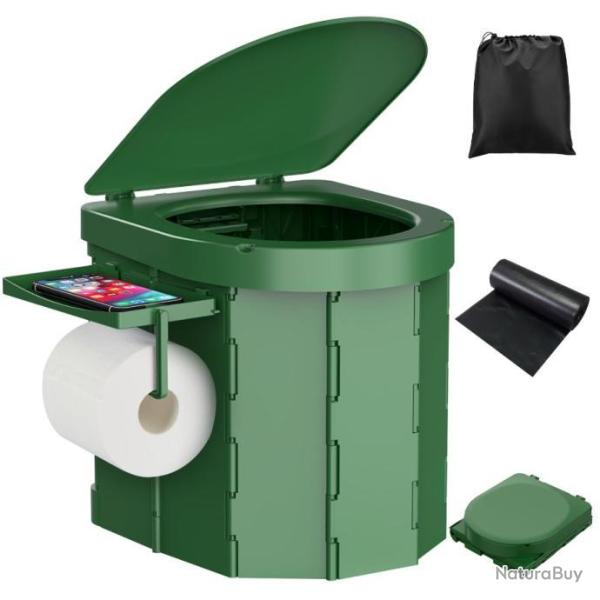 Toilette Portable Camping Pliable L�ger Randonn�e P�che Chasse WC Portable Camping LIVRAISON OFFERTE