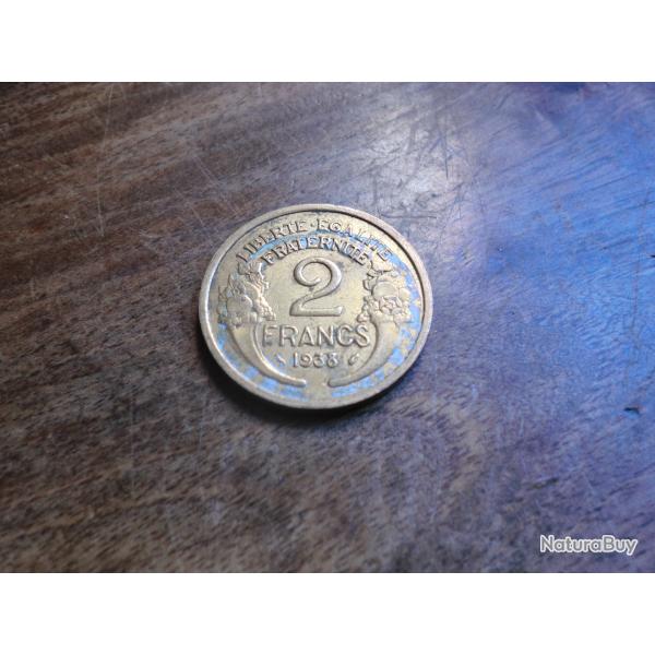 monnaie 2 francs morlon 1938