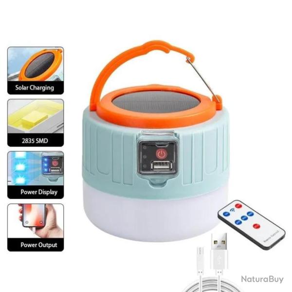 Lampes de Camping Solaires � LED pour l'ext�rieur Rechargeables par USB LIVRAISON GRATUITE