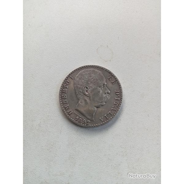 2 lire 1897 argent exellent �tat